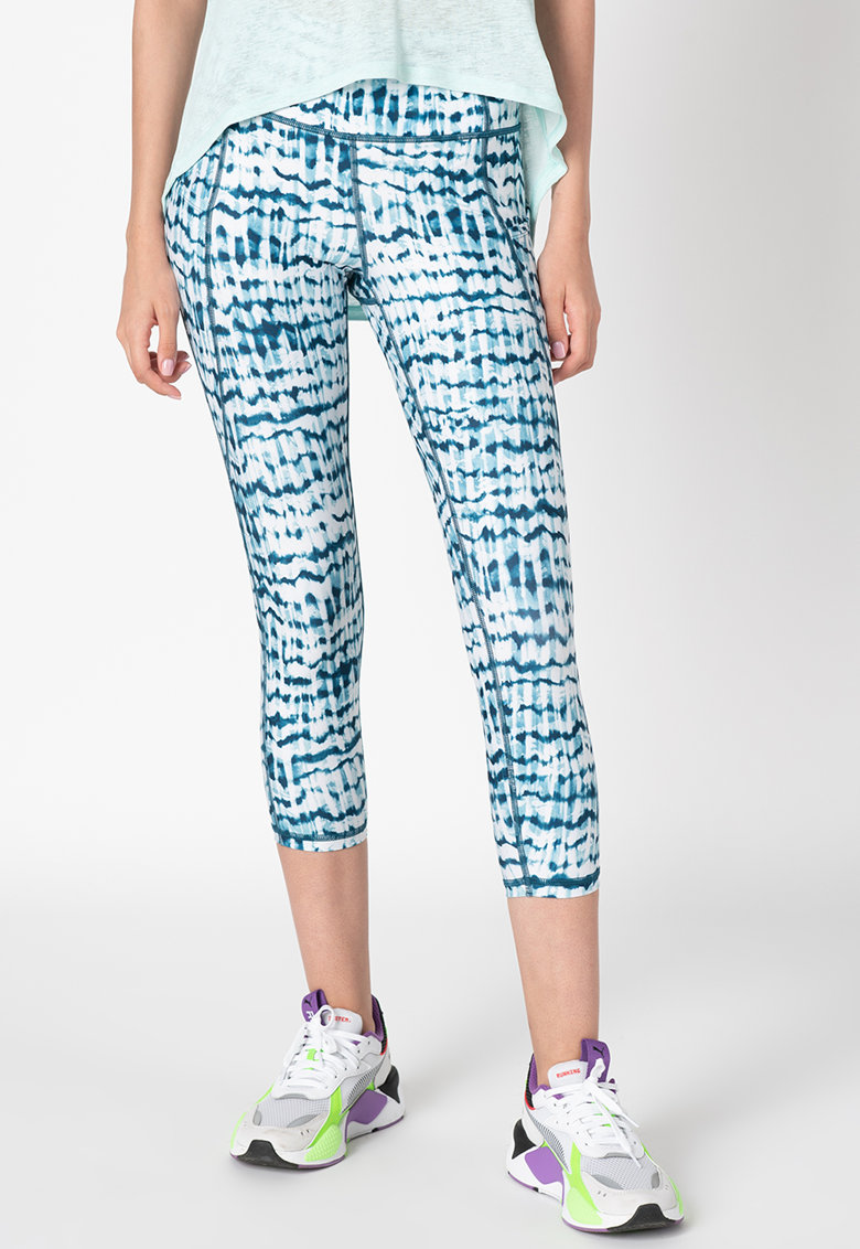 Colanti crop cu imprimeu abstract